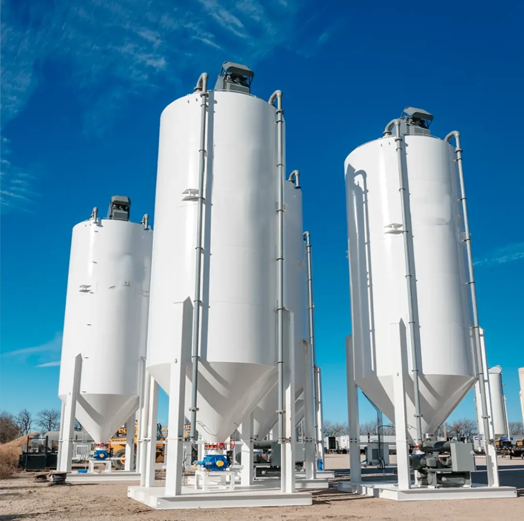 dry bulk storage tanks